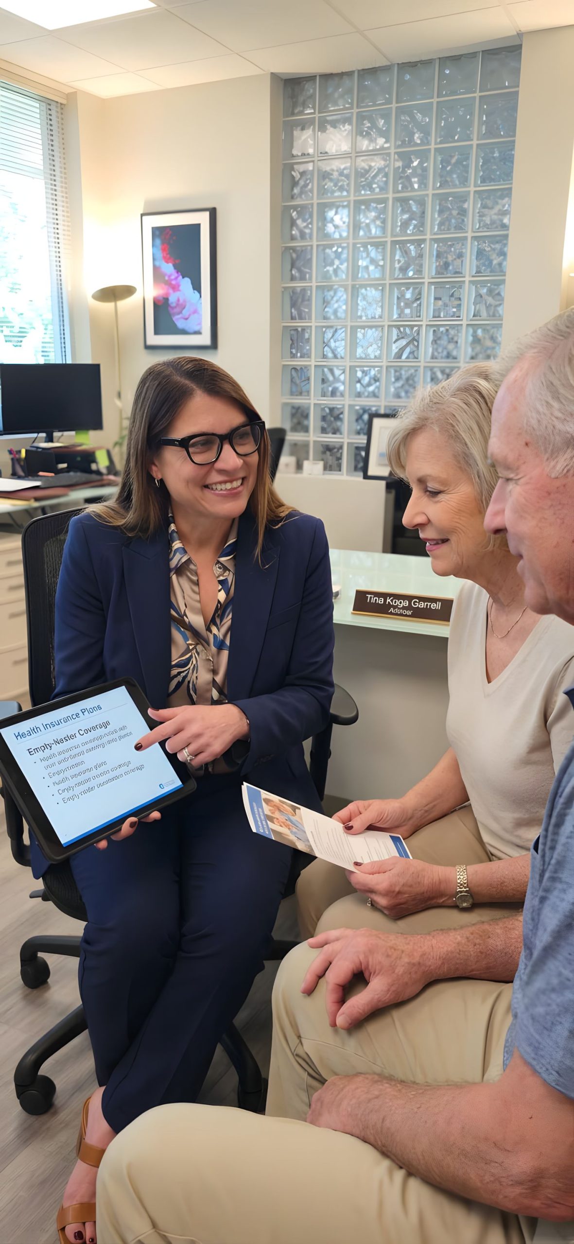 Clermont family reviewing health insurance options with a local Florida advisor