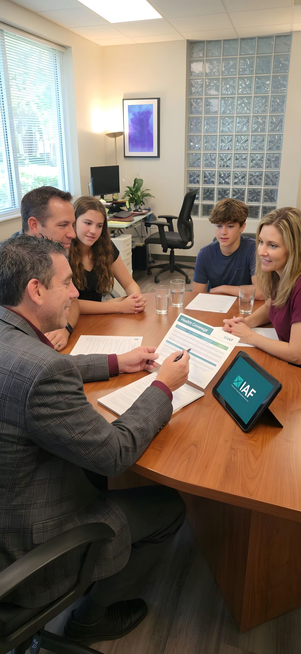 Miami resident reviewing health insurance plan costs with a Florida advisor